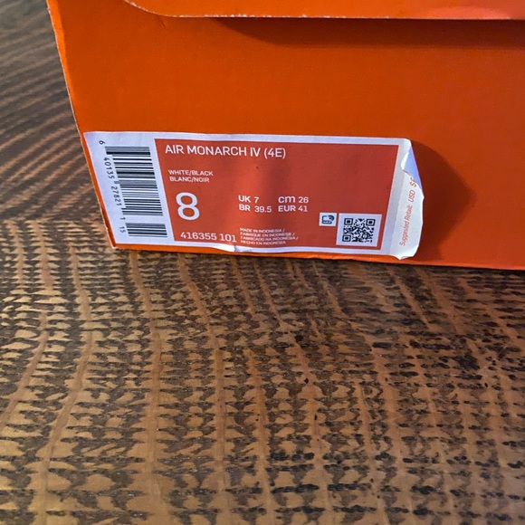 Nike air monarch size 8 men’s 4E - Picture 8 of 9
